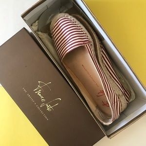 Franco Sarto Striped Canvas Espadrille